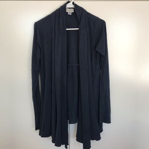 So low blue drapey cardigan